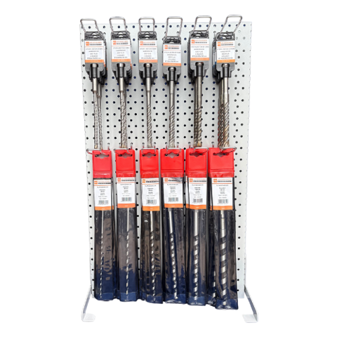 Display beton en slangenboren